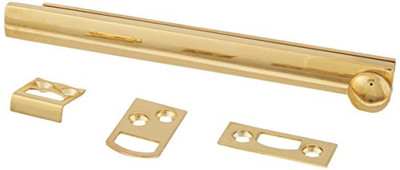 Deltana 6SBCS003 6 in. Heavy Duty Surface Bolt w Concealed Screw (Set of 10) (PVD)