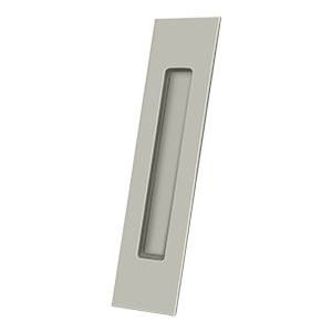 Deltana FP10225U15  Flush Pulls, Solid Brass Flush Pull, Rectangular, HD, 10"x 2-1/4"x 3/4", Solid Brass In Brushed Nickel