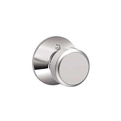 SCHLAGE F170BWE625 F170 BWE 625 Bowery Dummy Trim Knob, Bright Chrome
