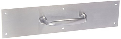Deltana PPH55U26D DEL US26D PUSH PLATE HANDLE 3.5 X 15 IN BRASS