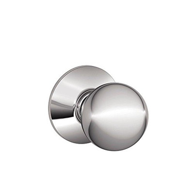 SCHLAGE F10ORB625  Orbit Passage Knob, Bright Chrome