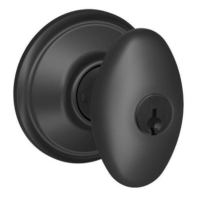 SCHLAGE F51ASIE622 F51A F Series Siena 622 Entry Door Lock Matte Black