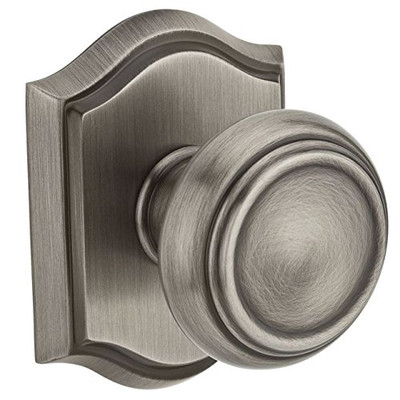 Baldwin ENTRATAR152 EN.TRA.TAR Traditional Keyed Entry Single Cylinder Knobset with Traditio, Matte Antique Nickel