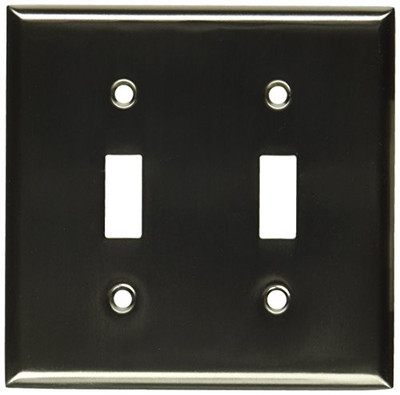 Rusticware 785SN Satin Nickel Double Switch Switchplate - Pack of 5