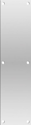 Deltana PP4016U32D  Push Plate 4" X 16" S/S, Satin Stainless Steel Finish