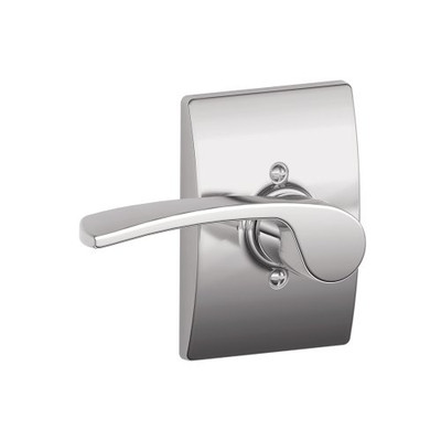 SCHLAGE F170MER625CENLH  Merano Left Hand Decorative Trim Lever, Bright Chrome