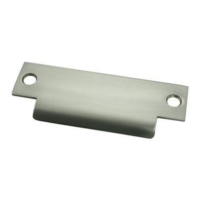 Deltana SPBDB478U15 SPBDB478 4-7/8" ANSI T-Strike Plate without Latch Hole, Satin Nickel