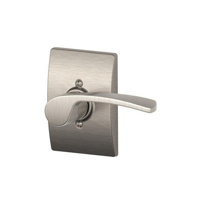 SCHLAGE F170MER619CENRH  Merano Right Hand Decorative Trim Lever, Satin Nickel