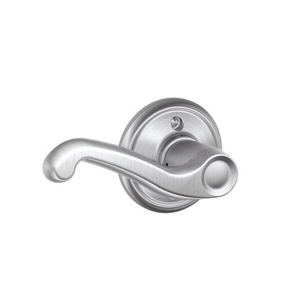 SCHLAGE F170FLA626LH F170-FLA-LH Flair Single Dummy Left Handed Lever, Satin Chrome
