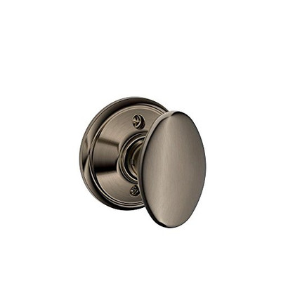SCHLAGE F170SIE620 F170 SIE 620 Siena Dummy Knob, Antique Pewter