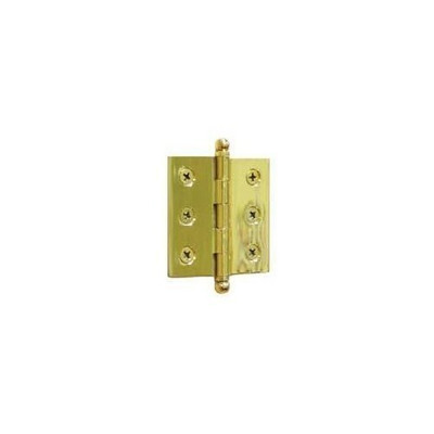 Deltana CH2520U3  Cabinet Hinges with Ball Tips Polished Brass