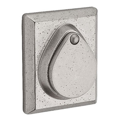 Baldwin SCRSD492S Reserve Single Cylinder Rustic Square Deadbolt with Smartkey White Bronze Finish