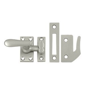 Deltana CF66U15 Medium Window Lock w Casement Fastener (Set of 10) (Satin Nickel)