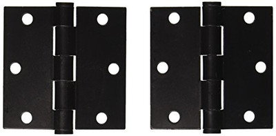 Deltana S35HD1B  HD Value Choice for Indoor Applications Steel 3 1/2-Inch x 3 1/2-Inch Square Hinge
