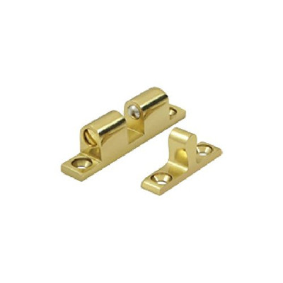 Deltana BTC10U3  Solid Brass 1.8-Inch x 0.3-Inch Ball Tension Catch Color: Bright Brass, Model: (Tools & Outdoor gear supplies)