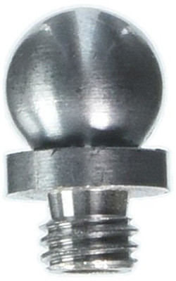 Deltana DSBT26D Ball Tip Standard Solid Brass Finial (Set of 10) (Brushed Chrome)