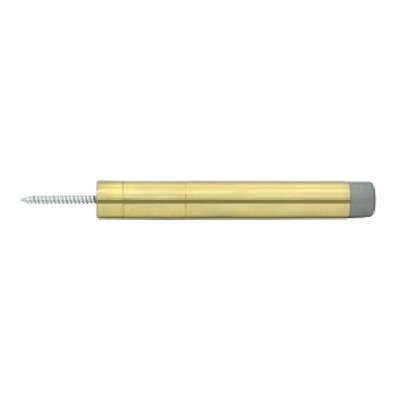 Deltana BDS450U3 BDS450 4-1/2" Maximum Extension Solid Brass Baseboard Door Bumper, Bright Brass, Pack Of 2
