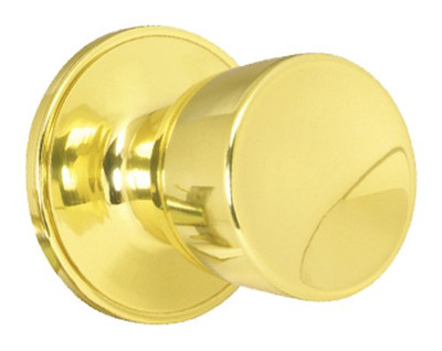 SCHLAGE J170BYR605 Dexter by  Byron Decorative Inactive Trim Knob, Bright Brass