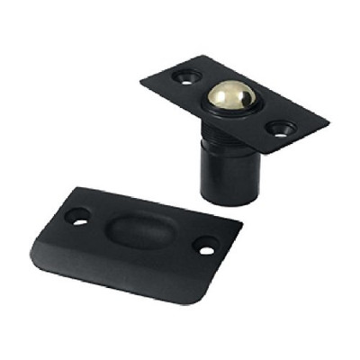 Deltana BC218U19  Solid Brass Ball Catch Adjustable Up to 3/8-Inch