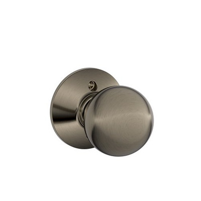 SCHLAGE F170ORB620  Orbit Dummy Knob, Antique Pewter