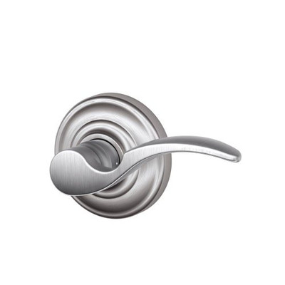SCHLAGE F170STA626ANDRH St.Annes Right Hand Dummy Lever, Andover Rose, Brushed Chrome