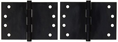 Deltana DSB406010B  4 x 6 in. Square Corner Hinge, Oil Rubbed Bronze - Solid Brass - 30 Case - Pack of 2
