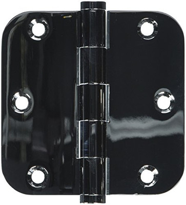 Deltana DSB35R526  Solid Brass 3 1/2-Inch x 3 1/2-Inch x 5/8-Inch Radius Hinge