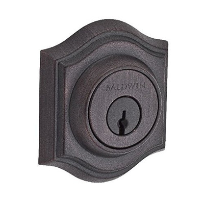 Baldwin DCTAD112S Reserve Double Cylinder Traditional Arch Deadbolt with Smartkey Venetian Bronze Finish