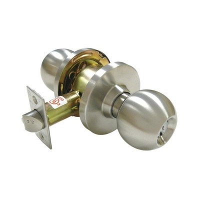 Deltana CL100EAC-32D Schlage commercial Commercial Entry Standard GR2 Round Door Lock, Non-handed clutch system lever ships with 2-3/4 backset standard