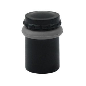 Deltana UFBP5000U19  Bumpers and Stops 2-1/8 Inch Height Solid Brass Round Universal Floor Bumper Pattern Cap.