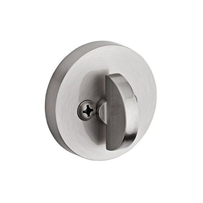 Baldwin PTCRD150  Reserve Patio Contemporary Round Deadbolt, Satin Nickel Finish