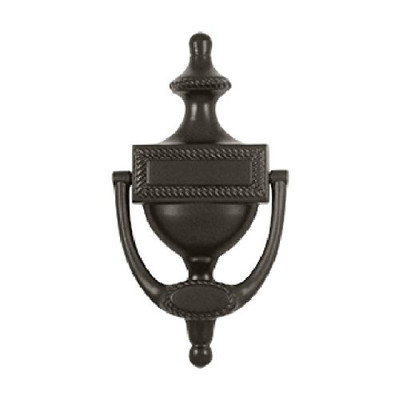 Deltana DKR75U10B  Victorian Rope Design and 4-7/8-Inch Center to Center Door Knocker Color: Oil Rubbed Bronze Model: