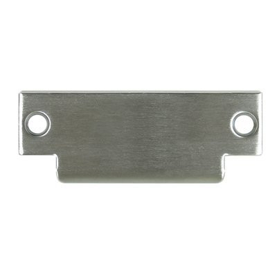Deltana SPBDB478U26D SPBDB478 4-7/8" ANSI T-Strike Plate without Latch Hole, Brushed Chrome