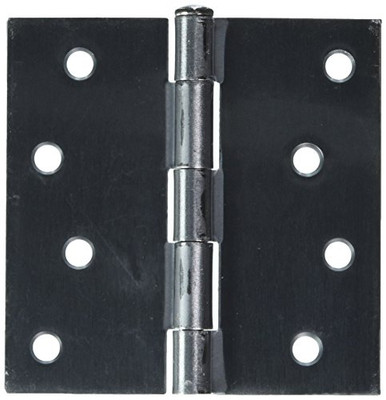 Deltana S44U26D-R 4 in. x 4 in. Residential Square Steel Hinge - Pair (Set of 10) (Residential - Brushed Chrome)