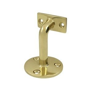 Deltana HRC253U3  3-Inch Projection Hand Rail Brackets Color: Polished Brass Model:.