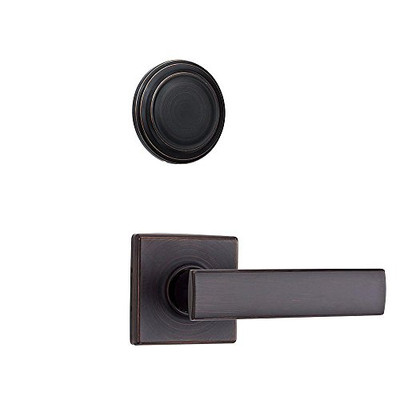 KWIKSET 977VDL-11P 977VDL SQT 11P Vedani Dummy Interior Pack for Contemporary Handlesets, Venetian Bronze