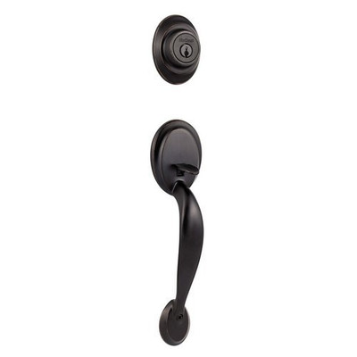 KWIKSET 687DALIP-11P 687DA LIP 11P RCAL RCS Dakota Single Cylinder Exterior Only Handle Set, Venetian Bronze.