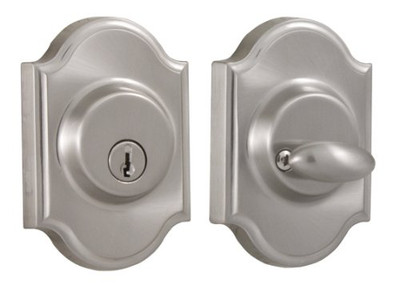 Weslock 01771-N-NSL23  Premiere Single Cylinder Deadbolt, Satin Nickel