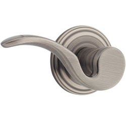 KWIKSET 788BRLLH-15A  Antique Nickel Left Handed Signature Series Brooklane Single Dummy Door Lever