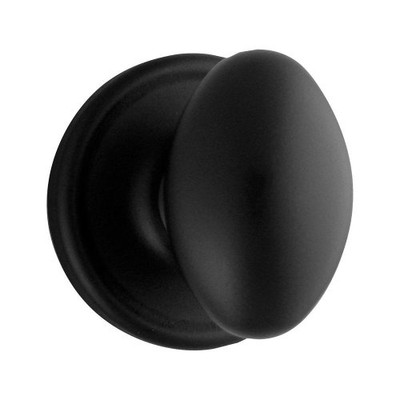 KWIKSET 788L-514 ZZ788L 514 Signature Series Laurel Single Dummy Door Knob, Iron Black