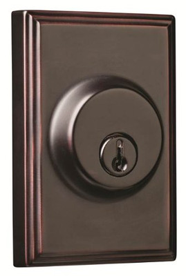 Weslock 03771-1-1SL23  Woodward Single Cylinder Deadbolt, Oil-Rubbed Bronze