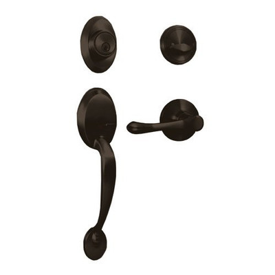 Weslock 02810-1V1FR2D 2810V Single Cylinder Hillcrest Entry Handleset from the Reliant, Hillcr, Oil Rubbed Bronze