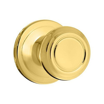 KWIKSET 720CN-3  Cameron Passage Door Lock Bright Brass Finish