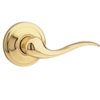 KWIKSET 788TNLRH-3 788TNL RH 3 Tustin Right-Handed Half-Dummy Lever, Polished Brass