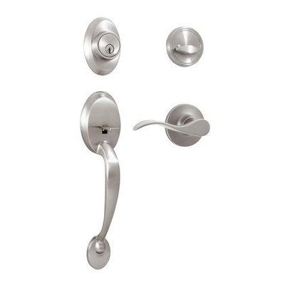 Weslock R2815-NXN0020  Hillcrest Dummy Handleset with Right Hand New Haven Trim Satin Nickel Finish