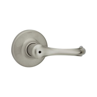 KWIKSET 300DNL-15V1 Dorian Bed/Bath Lever in Satin Nickel
