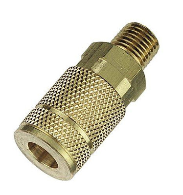Plews TRF13-125 Tru-Flate Quick Change Coupler Body 1/4 " Npt Brass