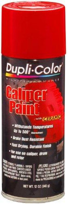SHERWIN WILLIAMS DUPBCP100 Dupli-Color Caliper Aerosol Paint Red 12 Oz. Aerosol - Lot of 6