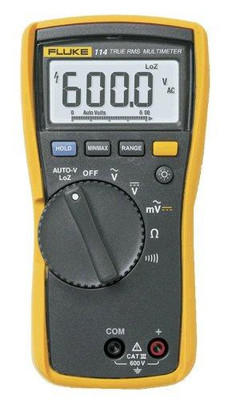 Fluke FLU114 114 Electrical Multimeter, 6.57-inch x 3.31-inch x 1.82-inch