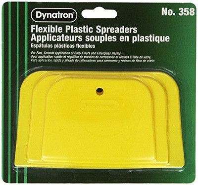 Bondo DYN358 Dynatron BND-358 Yellow Spreaders - 3 Pack Assorted